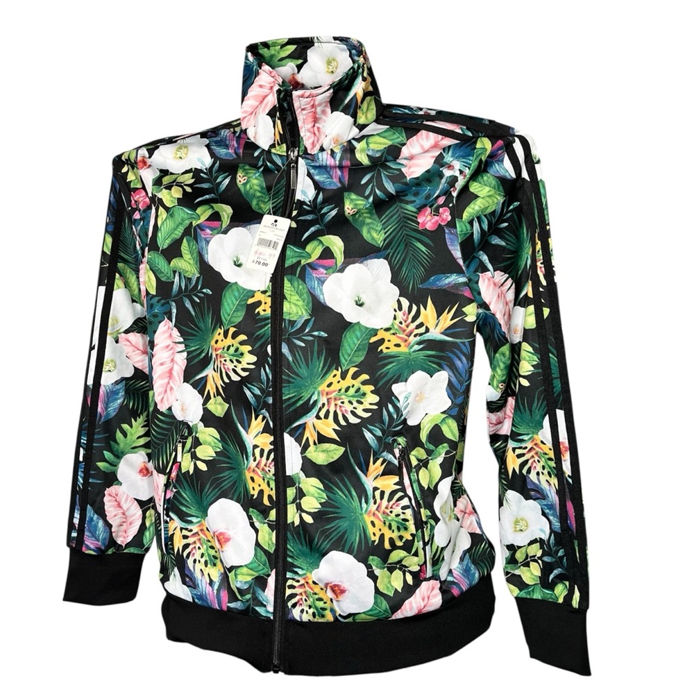 Princess Cruises Tropical Floral Full Zip Jacket Size M